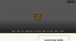 Desktop Screenshot of glasshousetavern.com